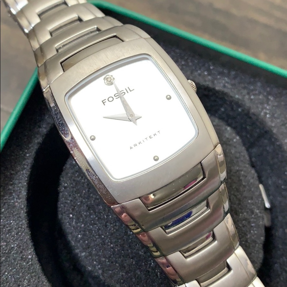 Men’s Fossil Watch with a Real Diamond